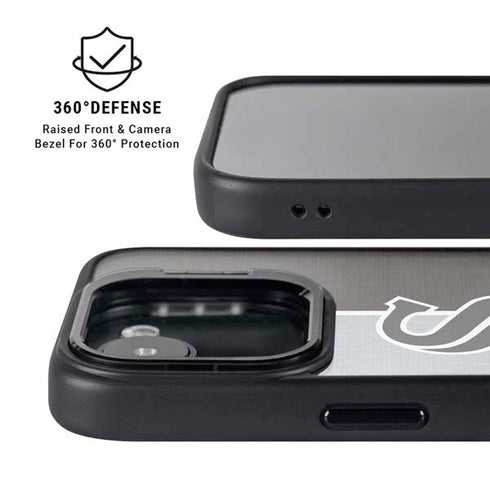 MLB Chicago White Sox Split iPhone 16e Kickstand Case