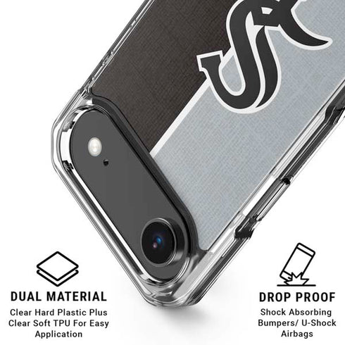 MLB Chicago White Sox Split iPhone 17 Air Clear Case