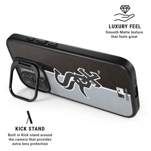 MLB Chicago White Sox Split iPhone 17 Kickstand Case