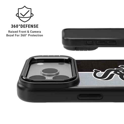 MLB Chicago White Sox Split iPhone 17 Pro Kickstand Case