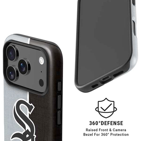 MLB Chicago White Sox Split iPhone 17 Pro Magsafe Impact Case