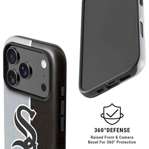 MLB Chicago White Sox Split iPhone 17 Pro Max Magsafe Impact Case