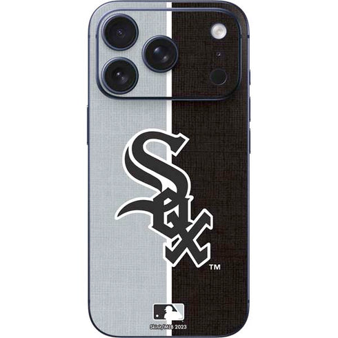 MLB Chicago White Sox Split iPhone 17 Pro Max Skin