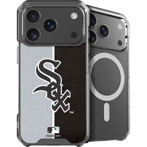 MLB Chicago White Sox Split iPhone 18 Pro MagSafe Case