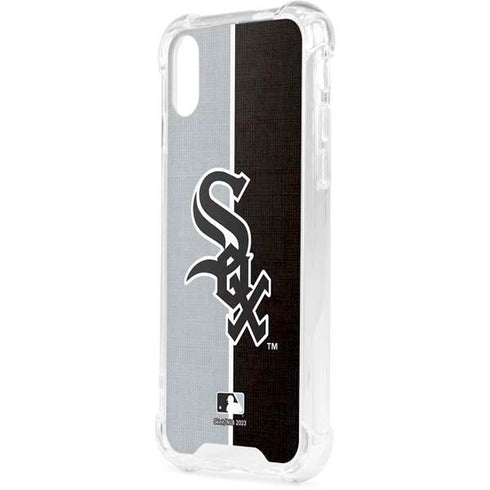 MLB Chicago White Sox Split iPhone XS Clear Case