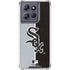MLB Chicago White Sox Split Moto G 5G (2025) Clear Case