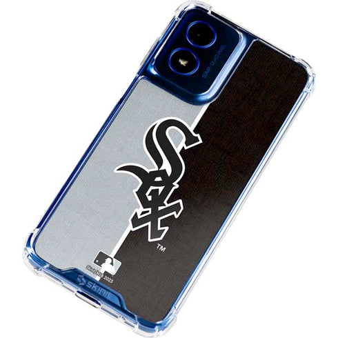 MLB Chicago White Sox Split Moto G 5G (2024) Clear Case