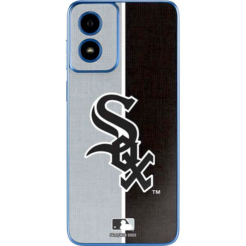 MLB Chicago White Sox Split Moto G Play 4G (2024) Skin