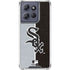MLB Chicago White Sox Split Moto G Play 5G (2025) Clear Case