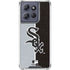 MLB Chicago White Sox Split Moto G Stylus 5G (2025) Clear Case