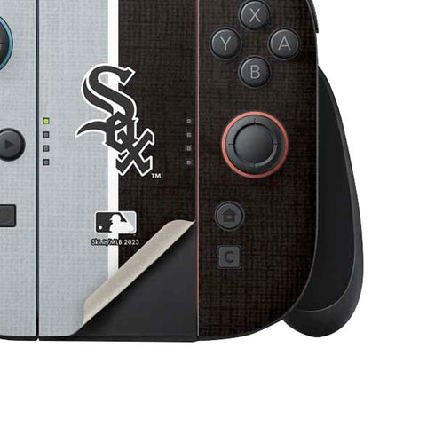 MLB Chicago White Sox Split Nintendo Switch 2 (2025) Joy-Con Controller Skin