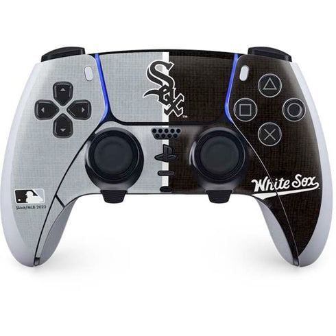 MLB Chicago White Sox Split PS5 DualSense Edge Pro Controller Skin