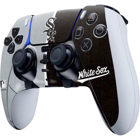 MLB Chicago White Sox Split PS5 DualSense Edge Pro Controller Skin