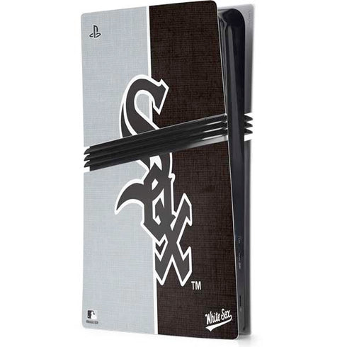 MLB Chicago White Sox Split PS5 Pro Console Skin