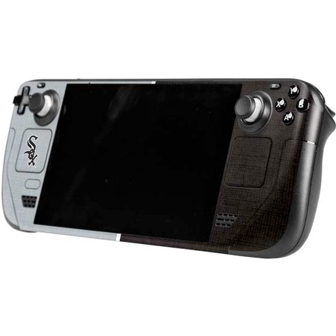 MLB Chicago White Sox Split Steam Deck Handheld Gaming Computer OLED Skin