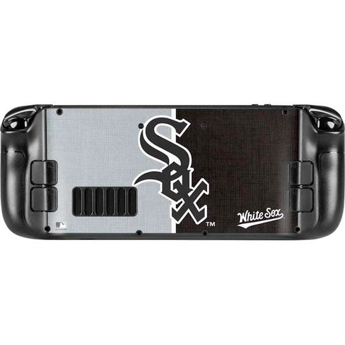MLB Chicago White Sox Split Steam Deck Handheld Gaming Computer Skin