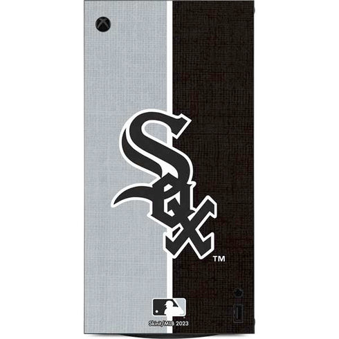 MLB Chicago White Sox Split XBox Series X Digital Edition Console Skin