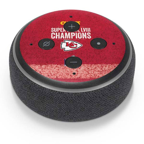 NFL Chiefs Super Bowl LVIII Champions Amazon Echo Dot Skin