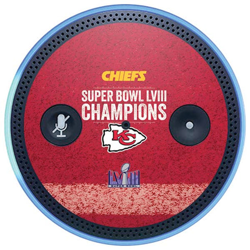 NFL Chiefs Super Bowl LVIII Champions Amazon Echo Skin