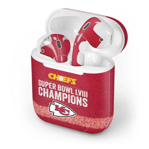 NFL Chiefs Super Bowl LVIII Champions Apple AirPods 2 Skin