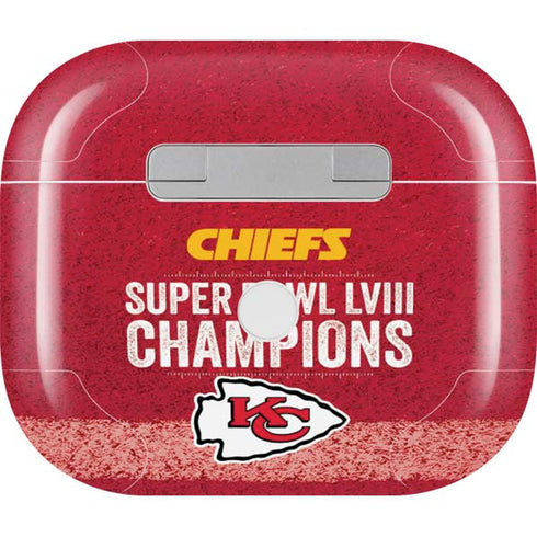 NFL Chiefs Super Bowl LVIII Champions Apple AirPods (3rd Gen 2021) Skin