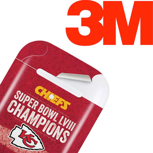 NFL Chiefs Super Bowl LVIII Champions Apple AirPods Skin