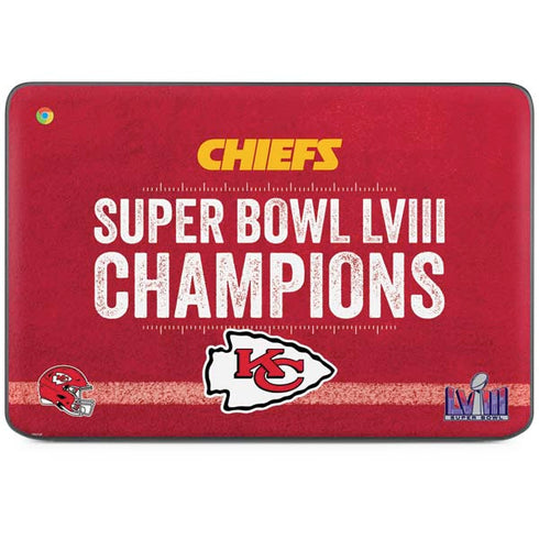 NFL Chiefs Super Bowl LVIII Champions HP Chromebook Skin
