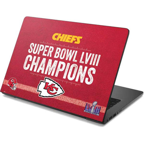 NFL Chiefs Super Bowl LVIII Champions Dell Chromebook Skin