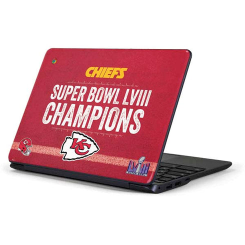 NFL Chiefs Super Bowl LVIII Champions Samsung Chromebook Skin