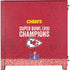 NFL Chiefs Super Bowl LVIII Champions Corsair 4000D Tempered Glass Mid-Tower ATX Case Skin