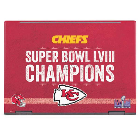 NFL Chiefs Super Bowl LVIII Champions HP Envy Skin
