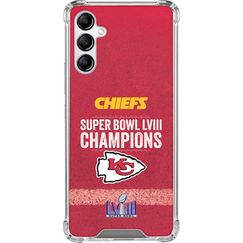 NFL Chiefs Super Bowl LVIII Champions Gabb Phone 4 Clear Case