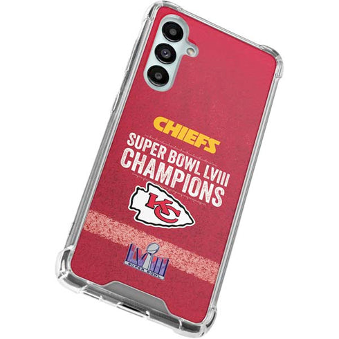 NFL Chiefs Super Bowl LVIII Champions Galaxy A16 5G Clear Case
