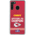 NFL Chiefs Super Bowl LVIII Champions Galaxy A21 Clear Case
