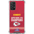 NFL Chiefs Super Bowl LVIII Champions Galaxy A72 5G Clear Case
