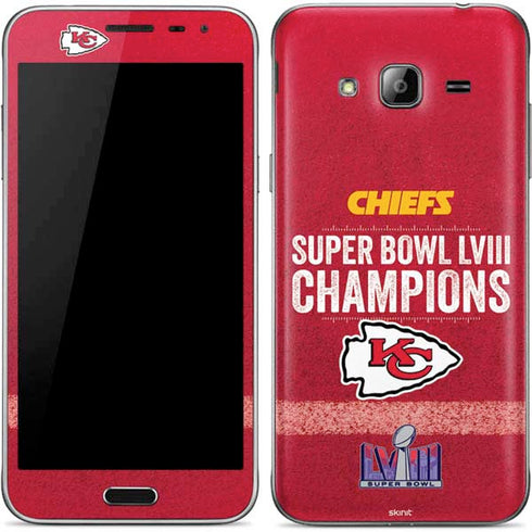 NFL Chiefs Super Bowl LVIII Champions Galaxy J3 Skin