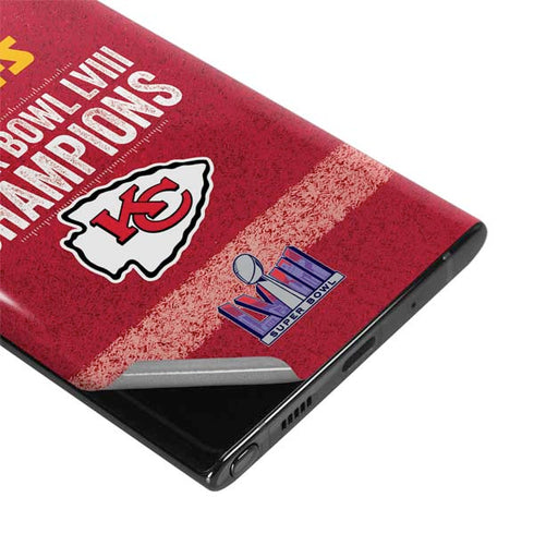 NFL Chiefs Super Bowl LVIII Champions Galaxy Note 10 Skin