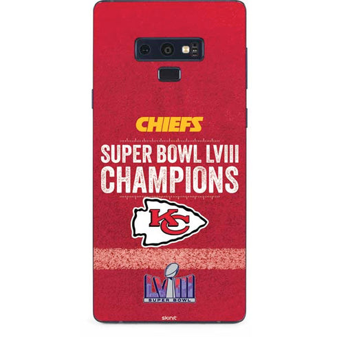 NFL Chiefs Super Bowl LVIII Champions Galaxy Note 9 Skin