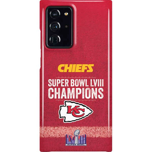 NFL Chiefs Super Bowl LVIII Champions Galaxy Cases