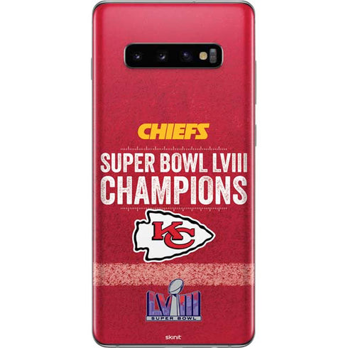 NFL Chiefs Super Bowl LVIII Champions Galaxy S10 Plus Skin