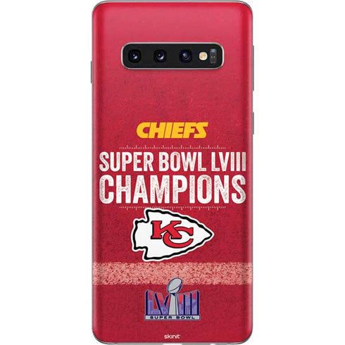 NFL Chiefs Super Bowl LVIII Champions Galaxy S10 Skin
