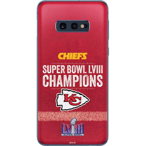 NFL Chiefs Super Bowl LVIII Champions Galaxy S10e Skin