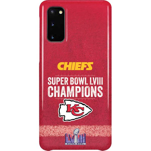 NFL Chiefs Super Bowl LVIII Champions Galaxy S20 Lite Case