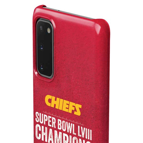 NFL Chiefs Super Bowl LVIII Champions Galaxy S20 Lite Case