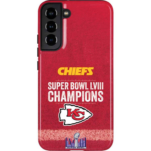 NFL Chiefs Super Bowl LVIII Champions Galaxy S22 Plus Pro Case