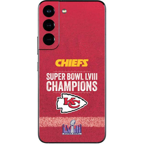NFL Chiefs Super Bowl LVIII Champions Galaxy S22 Skin