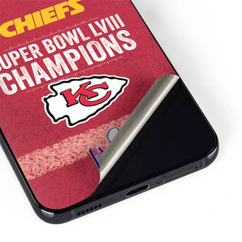 NFL Chiefs Super Bowl LVIII Champions Galaxy S22 Skin