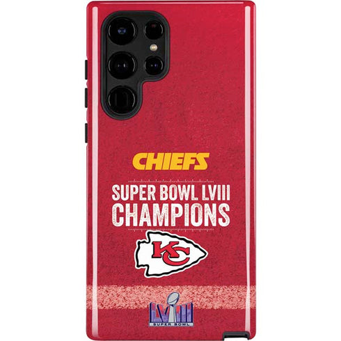 NFL Chiefs Super Bowl LVIII Champions Galaxy S22 Ultra Pro Case
