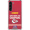 NFL Chiefs Super Bowl LVIII Champions Galaxy S23 Clear Case