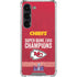 NFL Chiefs Super Bowl LVIII Champions Galaxy S23 Clear Case